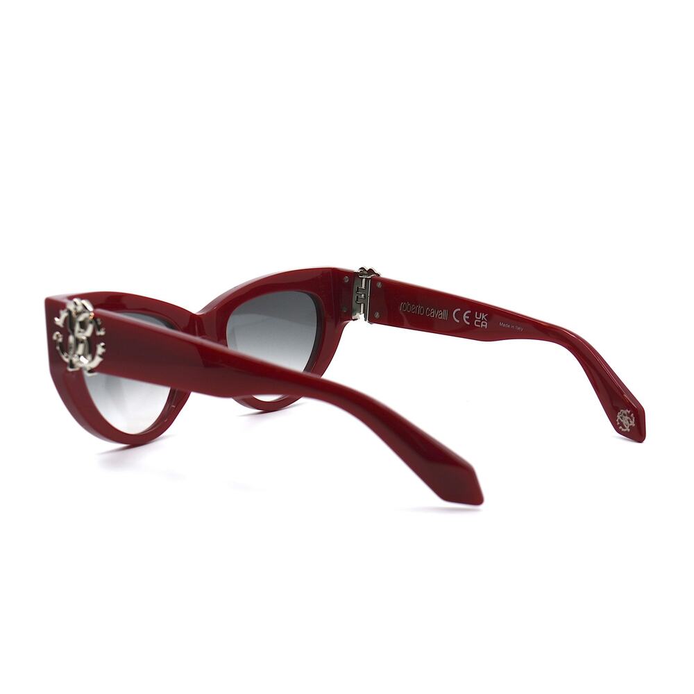 ROBERTO CAVALLI SRC017M RED GREY GRADIENT AUTHENTIC SUNGLASSES - Picture 8 of 14